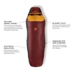 Nemo Tempo 50 Degree Sleeping Bag For Men, Regular Gear