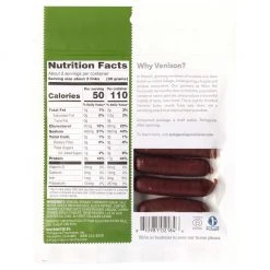 Patagonia Lightly Smoked Venison Links