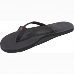 Rainbow Premier Leather Single Arch Narrow Strap Sandal For Women