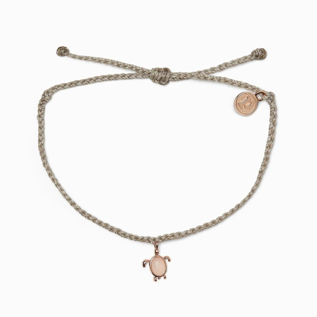 Pura Vida Women's Rose Gold Save The Sea Turtle Charm Bracelet 3 Pura Vida Women's Rose Gold Save The Sea Turtle Charm Bracelet