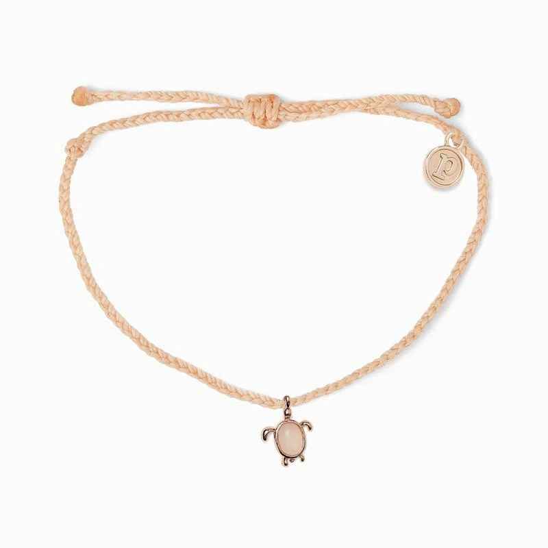 Pura Vida Women's Rose Gold Save The Sea Turtle Charm Bracelet 4 Pura Vida Women's Rose Gold Save The Sea Turtle Charm Bracelet