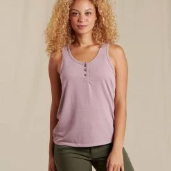 Toad&Co Women's Piru Henley Tank Top For Women