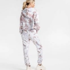 Southern Shirt Company Cropped Tie Dye Hoodie For Women