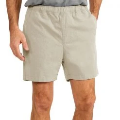 Free Fly Apparel Men's Stretch Canvas Shorts 5" For Men