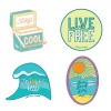 Pura Vida Women's Surfer Girl 4 Pack Of Stickers 2 Pura Vida Women's Surfer Girl 4 Pack Of Stickers