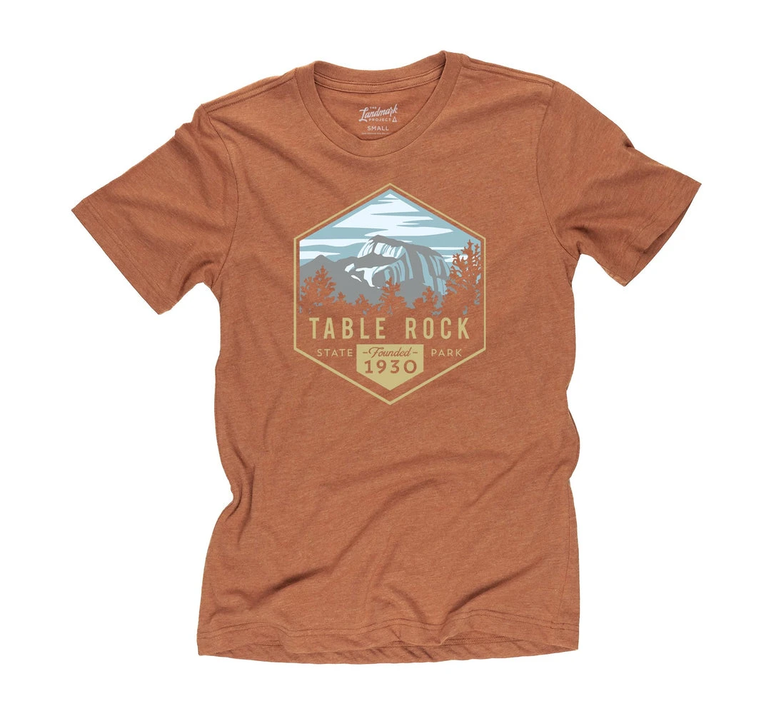 Landmark Project Men's Table Rock State Park T-Shirt 3 Landmark Project Men's Table Rock State Park T-Shirt