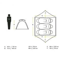 Nemo Gear Aurora Backpacking Tent - 3 Person