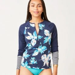 Carve Designs Kona Half-Zip Rashguard For Women
