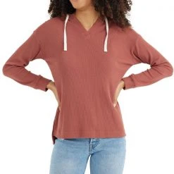 Free Fly Apparel Women's Bamboo Waffle Hoody For Women